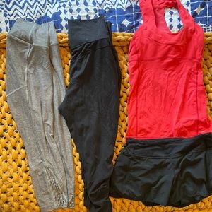 Lot of lululemon clothes